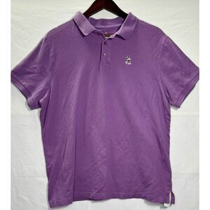 Disney Parks Mickey Mouse Men's Slim Fit Golf Polo Shirt Purple‎ Sz.XL